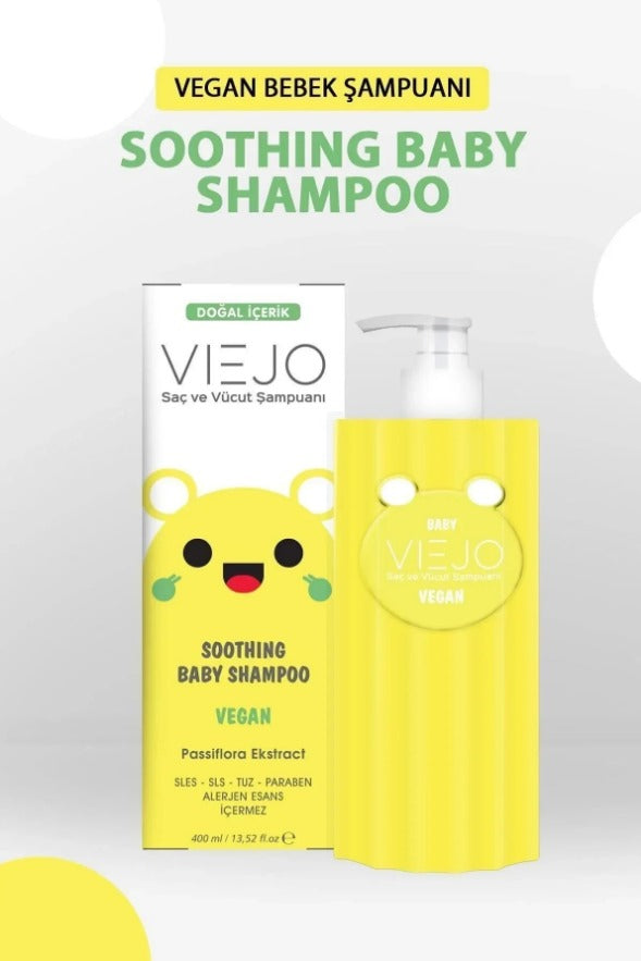 Viejo - Soothing Baby Shampoo 400 (ml.) | Baby Shampoo met Vegan Ingrediënten