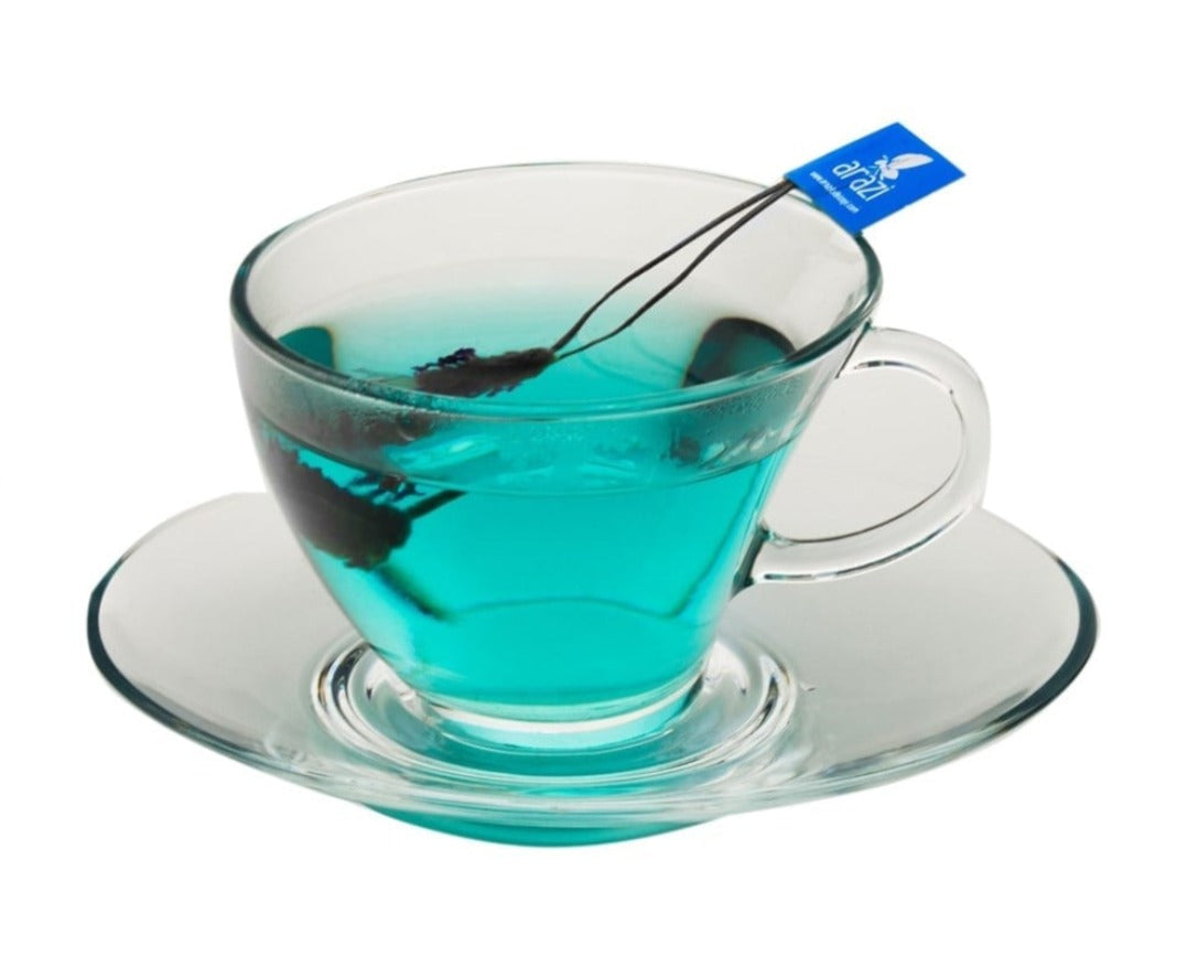 Arazi - Blauwe thee 10 Theestengels | Land biologische kruidenthee - Mavi Çay x10 ad | Immuunsysteem boost | Rijk aan antioxidanten & Anti-stress