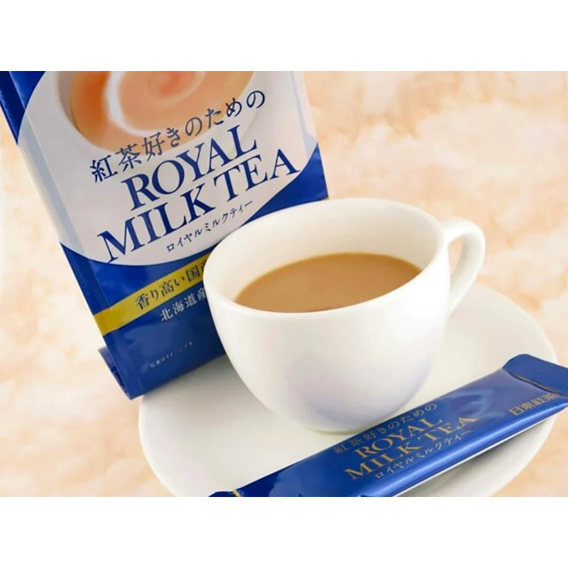 Nittoh Kocha - Royal Milk Thee 250(gr.) | Japanse gemalen binnenlandse zwarte theebladeren - 17 kopjes Heet of Koud