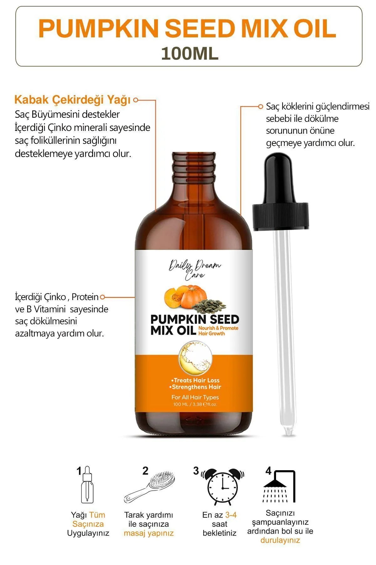 Daily Dream Care -  True Bee Oil Set |  3x100 (ml.) |  Rijk Aan Vitaminen