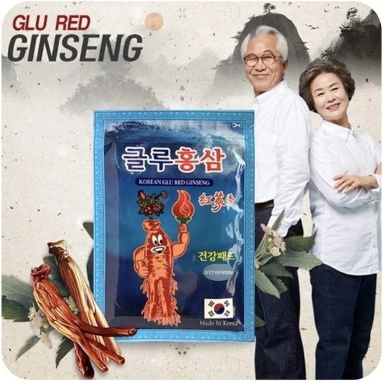 Korean Red Ginseng Pleisters - Pijnloze band 25 vellen | Tegen Gewrichts en rugpijn met tijgerbalsem extract