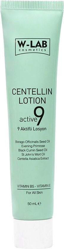 W-Lab - Centellin Lotion 50 (ml.) | 9 Active Ingredients | Helpt bij pigmentvlekken, acne, rosacae, striemen