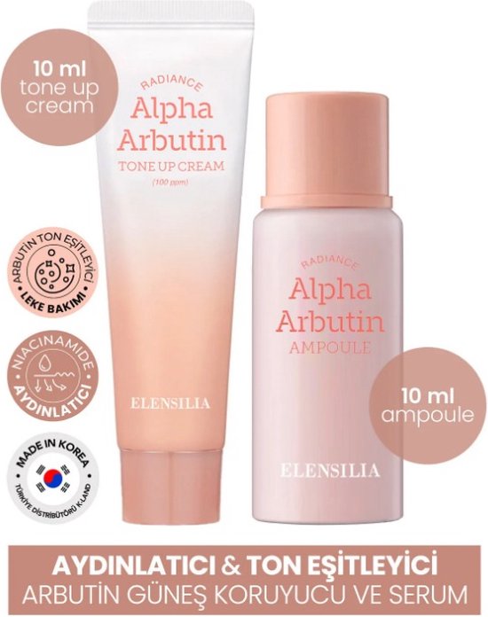 Alpha Arbutin - Ampoule & Tone Up Cream 10 (ml.) | Radiance