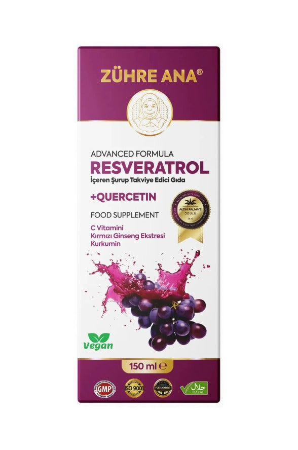 Zühre Ana - Resveratrol Siroop 150 (ml.) | Advanced Formula Kids Supplement vegan