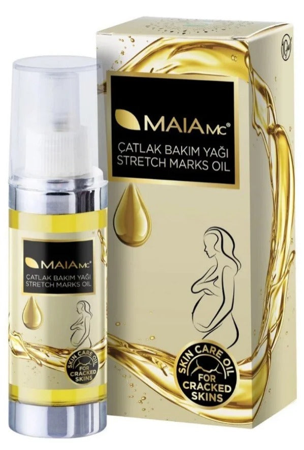 Maia Striae Behandeling Olie 100 ml - Huidverstrakking | Verhelpt striemen of huidrekken te betrouwbaar | Verstevigend | Huidverzorgingsolie |