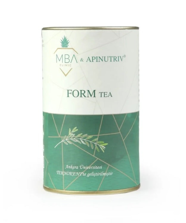 MBA Form Tea - Merve Bilge Atalay Diëtiste | Ankara Universiteit Research | DETOX & Afslankthee | Kruiden & Mineralen & Antioxidanten | Op basis van Groene Thee | MBA | HALAL