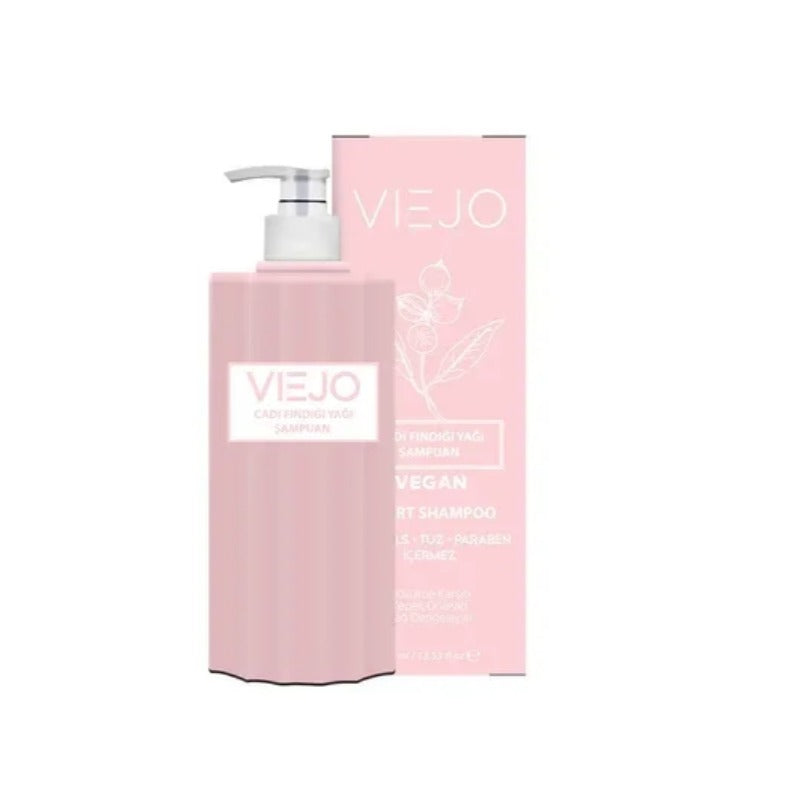 Viejo Vegan Shampoo - 400ML | Met Toverhazelaar Olie | Cadi Findigi Yagi | Tegen Haaruitval en Droge Hoofdhuid - Anti Roos | VEGAN ingrediënten | Zonder parabenen en zouten |