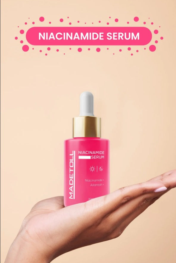 Madetoll - Niacinamide Serum | Poriënverstrakking | Talg Balancerende Vitamine B3 + Allantoïne | 30 (ml.) |