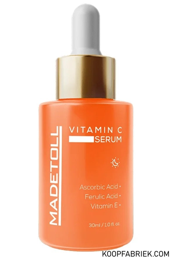 Madetoll - Vitamin C Serum | Verhelderend en huidskleur egaliserend | Ascorbinezuur | Ferulazuur | Vitamine E | 30 (ml.) |