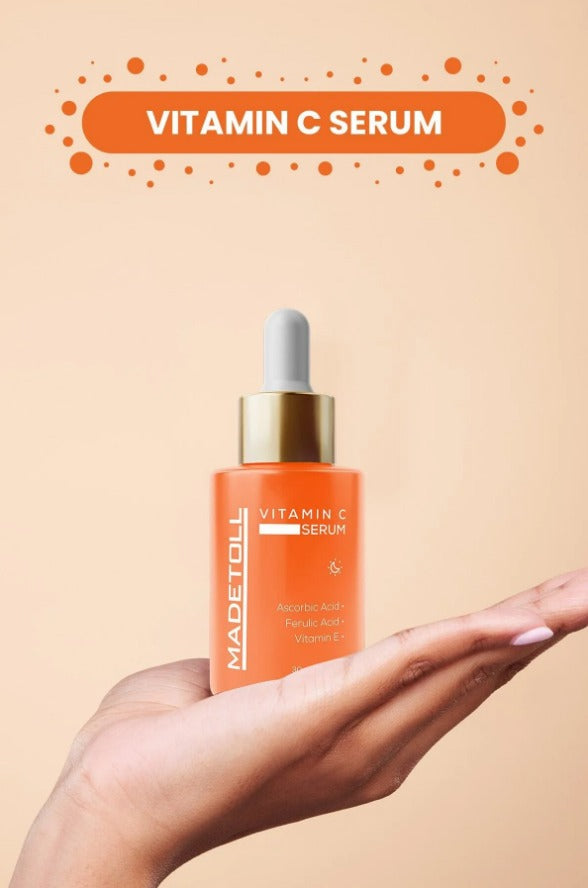 Madetoll - Vitamin C Serum | Verhelderend en huidskleur egaliserend | Ascorbinezuur | Ferulazuur | Vitamine E | 30 (ml.) |