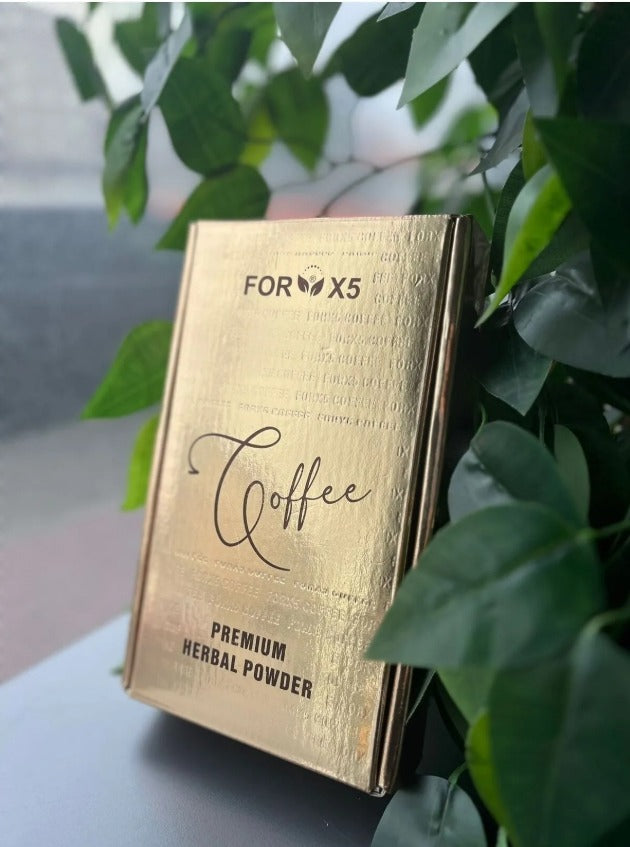 FORX5 - Mixed Detox Coffee 90 (gr.) | Premium Herbal Power 30 zakjes x 3 (gr.) - Effectief en Ondersteunend