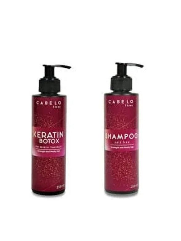 Cabelo Lisos - Keratin Hair Botox + Shampoo | Super Hoge Kwaliteit