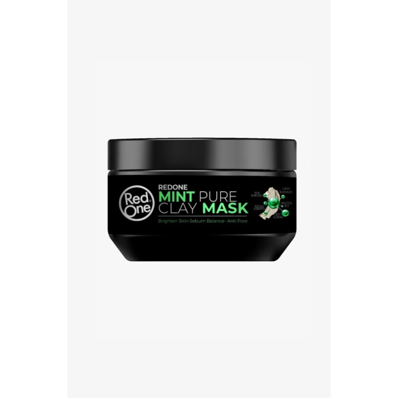 RedOne - Mint Pure Clay Mask 400 (gr.) - Verfrissend Munt Klei Masker - Poriënreiniger en versteviging