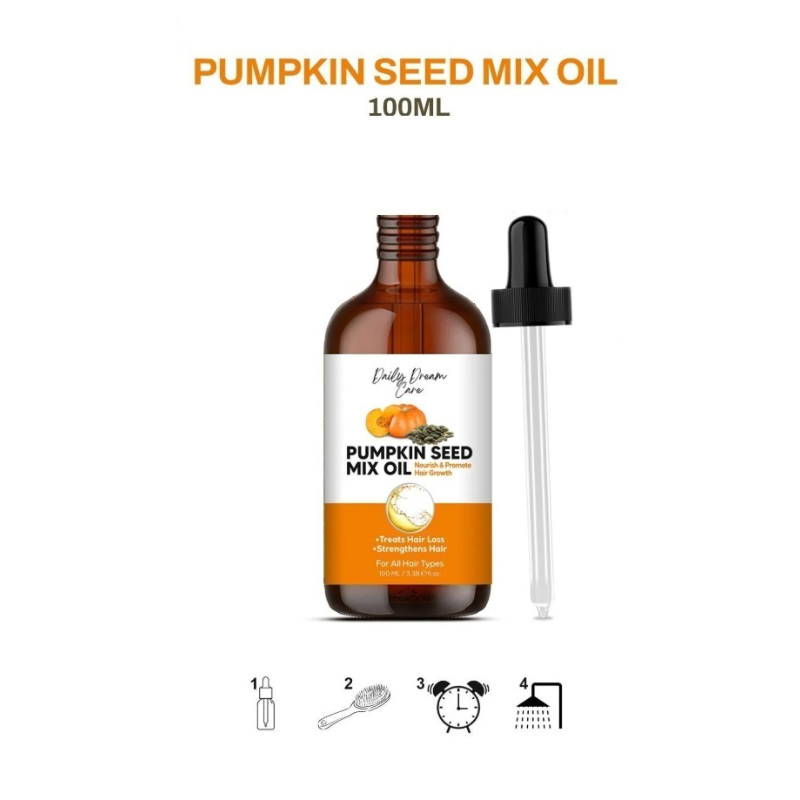 Daily Dream Care Pompoenpitmix Olie 100ml – Versterkt & Herstelt Haar