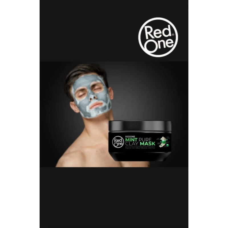 RedOne - Mint Pure Clay Mask 400 (gr.) - Verfrissend Munt Klei Masker - Poriënreiniger en versteviging