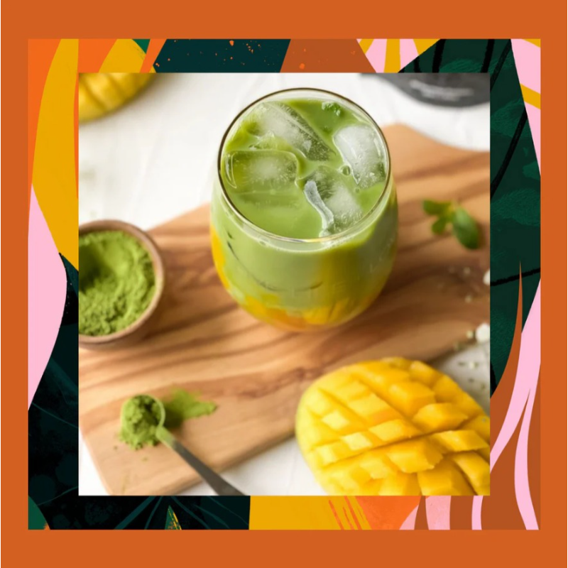 Mim and More - Mango Matcha 25 (gr.) | Matcha met Mangosmaak -  Natuurlijke bron van energie