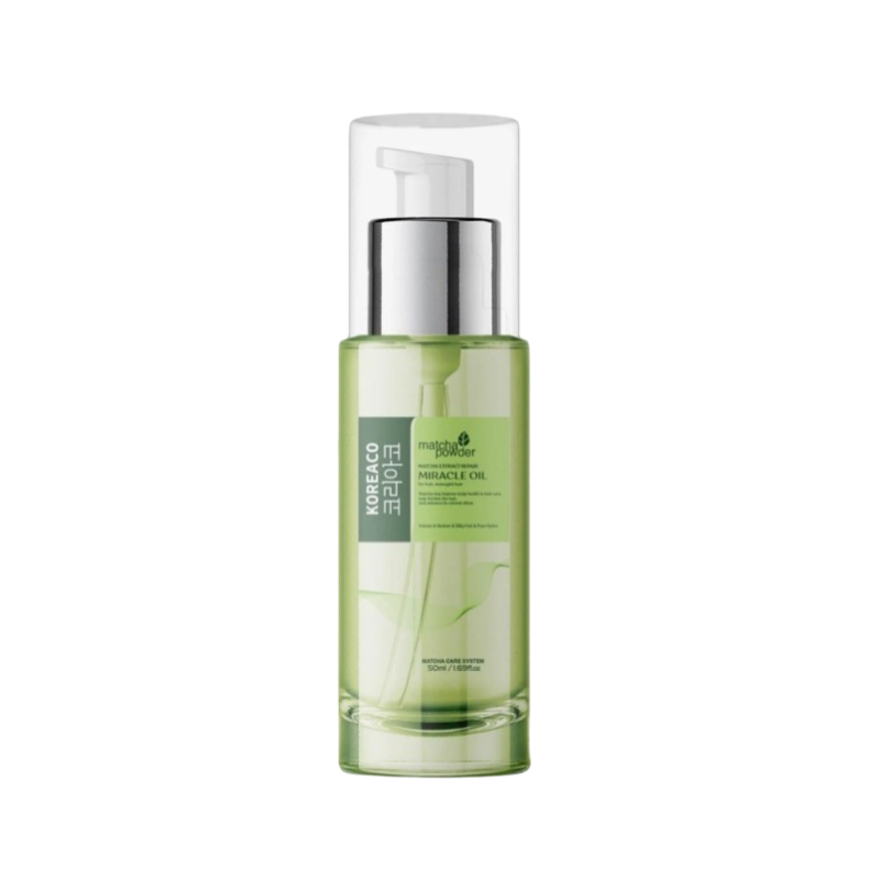 Koreaco Matcha Miracle Haar & Lichaamsolie - Volumiserend & Zijdezacht Haarserum | 50 ml