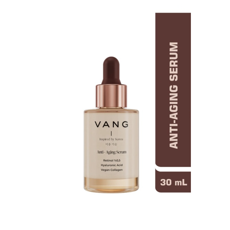 VANG Retinol 0.5% Nachtserum - Korean Inspired – Hyaluronic Acid & Vegan Collagen – 30 ml