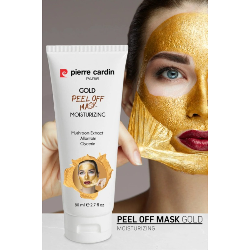 Pierre Cardin - Gold Peel Off Mask 75 (ml.) | Hydraterend Gezichtsmasker met Gouden Extracten