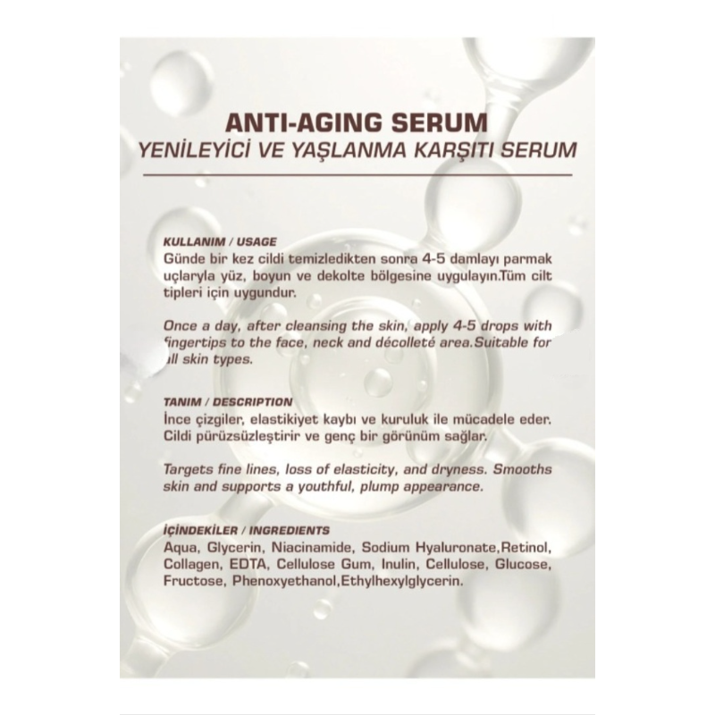 VANG Retinol 0.5% Nachtserum - Korean Inspired – Hyaluronic Acid & Vegan Collagen – 30 ml