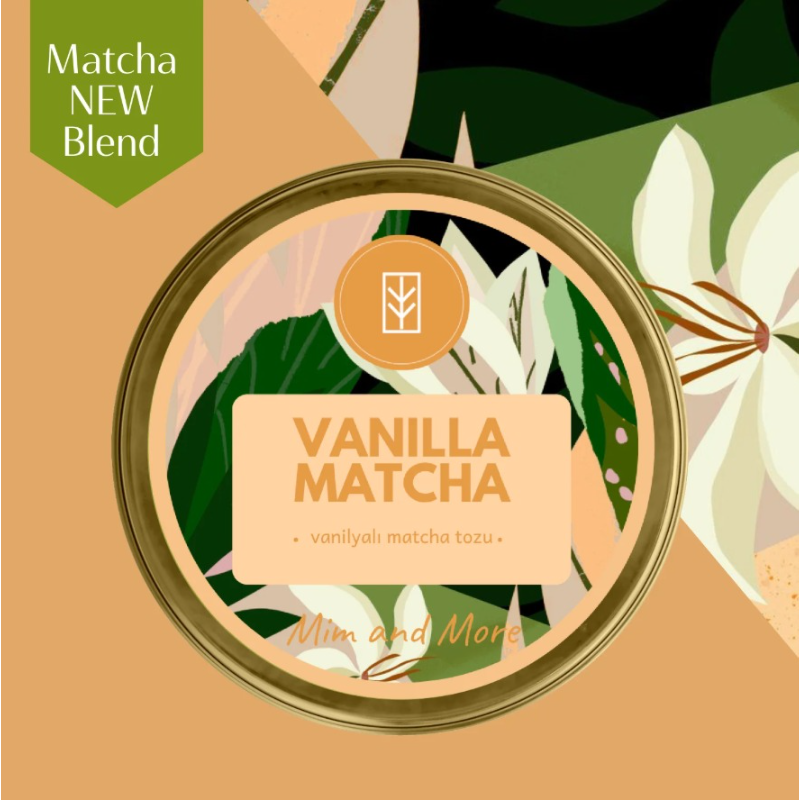 Mim and More - Vanilla Matcha 25 (gr.) | Matcha met vanillesmaak - Premium Japanse matcha