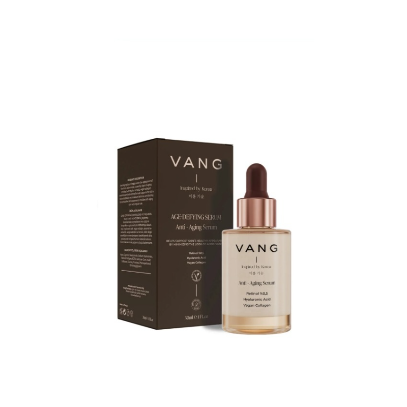 VANG Retinol 0.5% Nachtserum - Korean Inspired – Hyaluronic Acid & Vegan Collagen – 30 ml