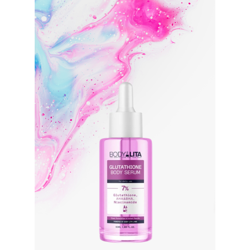 Bodylita Glutathion Serum 50 ml | Egaliserend & Verhelderend Serum met AHA, BHA en Niacinamide