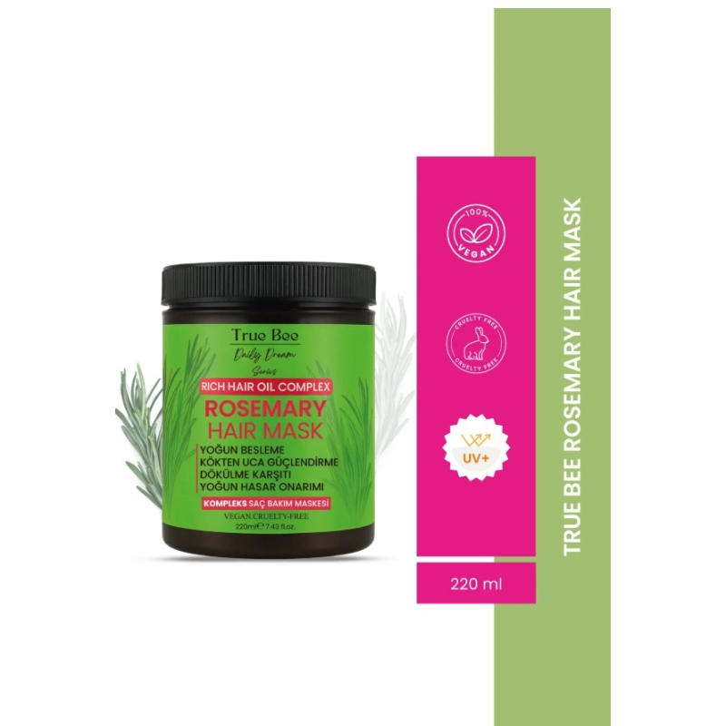 Daily Dream Series Rosemary Hair Mask 220 ml - Intensief Voedend & Versterkend Haarmasker