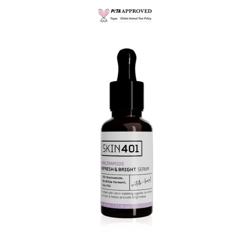 Skin401 Niacinamide 10% Serum – Revitaliserend & Verhelderend Gezichtsserum 30ml