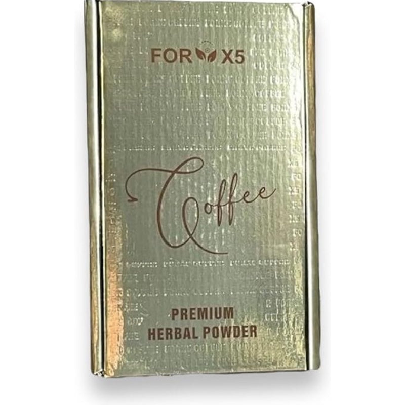 FORX5 - Mixed Detox Coffee 90 (gr.) | Premium Herbal Power 30 zakjes x 3 (gr.) - Effectief en Ondersteunend