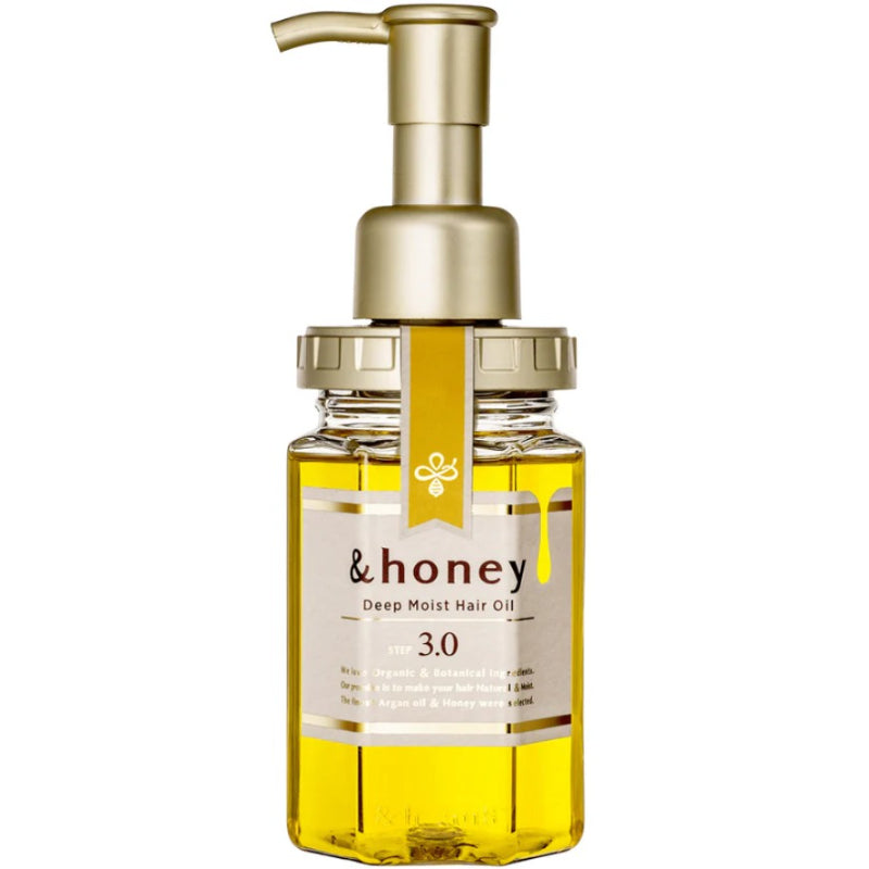 &HONEY - 3.0 Diepe Hydratatie Haárolie 100 (ml.) | Japanse Haircare | Super Vochtige Organische Formule - Geeft glans en handelbaarheid aan het haar