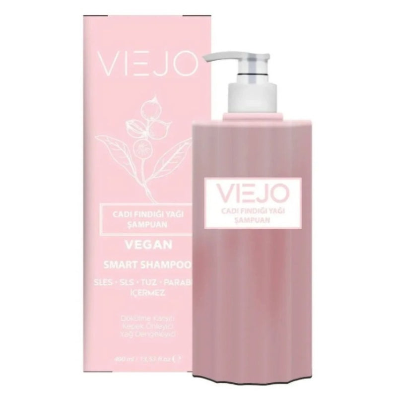 Viejo Vegan Shampoo - 400ML | Met Toverhazelaar Olie | Cadi Findigi Yagi | Tegen Haaruitval en Droge Hoofdhuid - Anti Roos | VEGAN ingrediënten | Zonder parabenen en zouten |