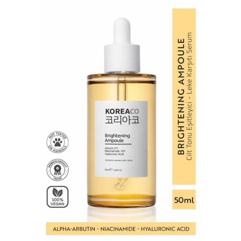 Koreaco - Brightening Ampoule 50 (ml.) | Anti-Vlek & Huidskleur Egaliserend